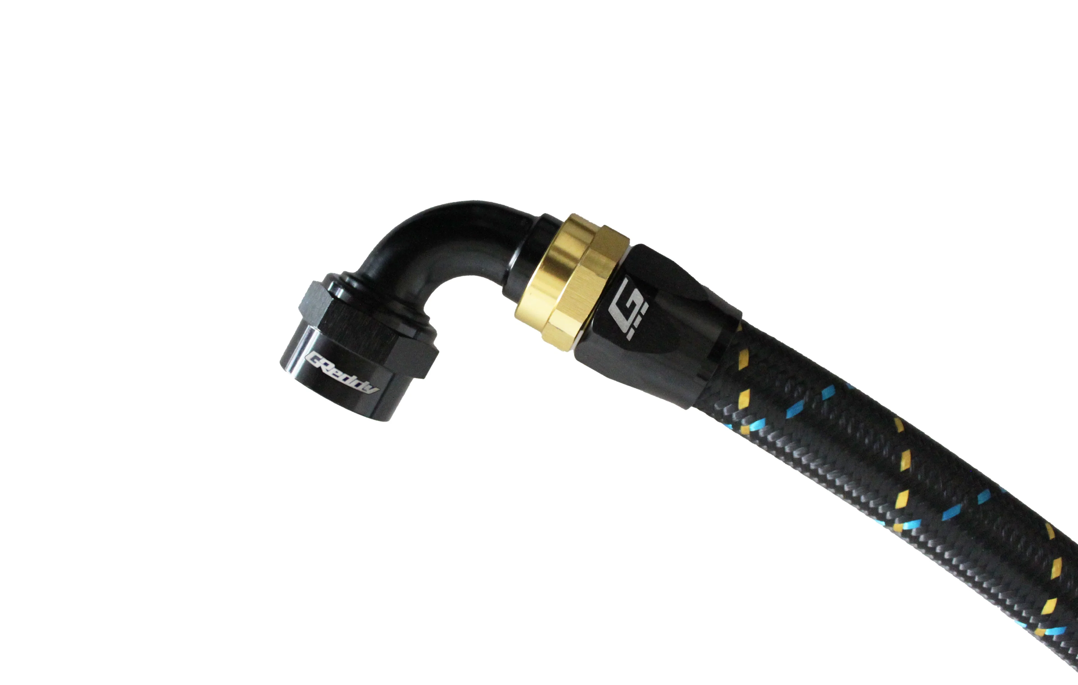 GReddy -04 AN Swivel Hose End(s) - Black / Gold anodized - Image 12
