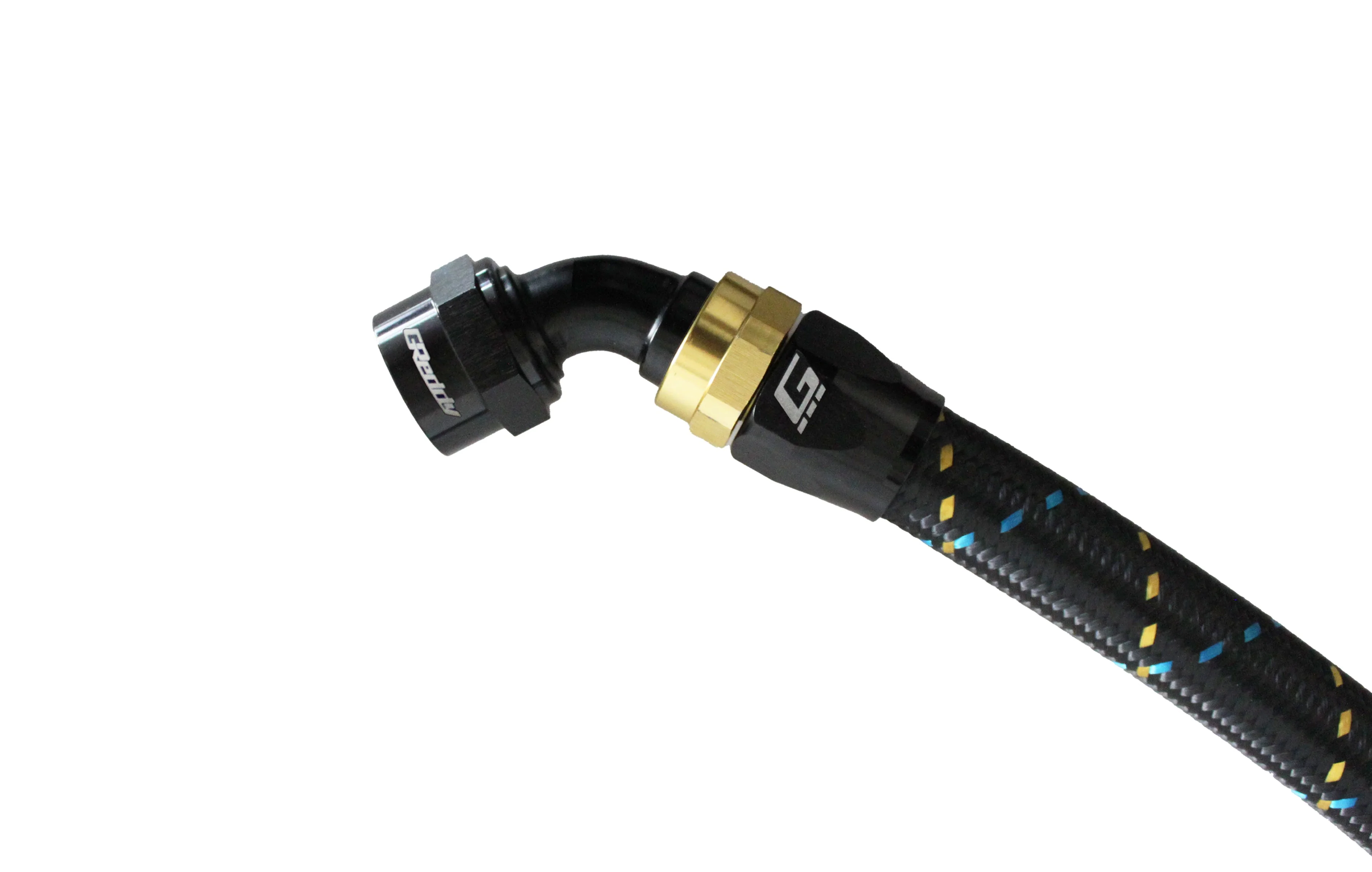GReddy -04 AN Swivel Hose End(s) - Black / Gold anodized - Image 13