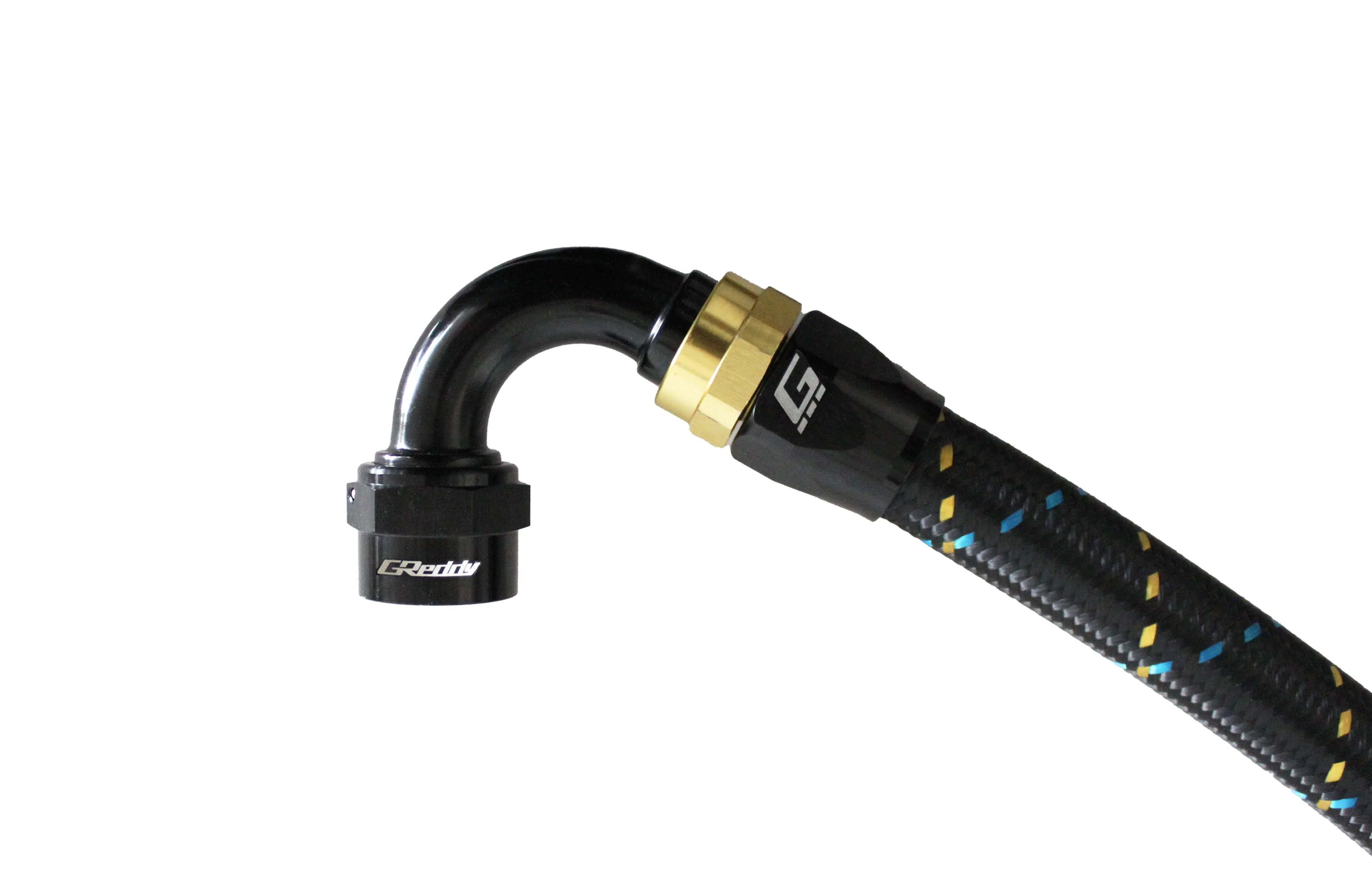 GReddy -06 AN Swivel Hose End(s) - Black / Gold anodized - Image 11