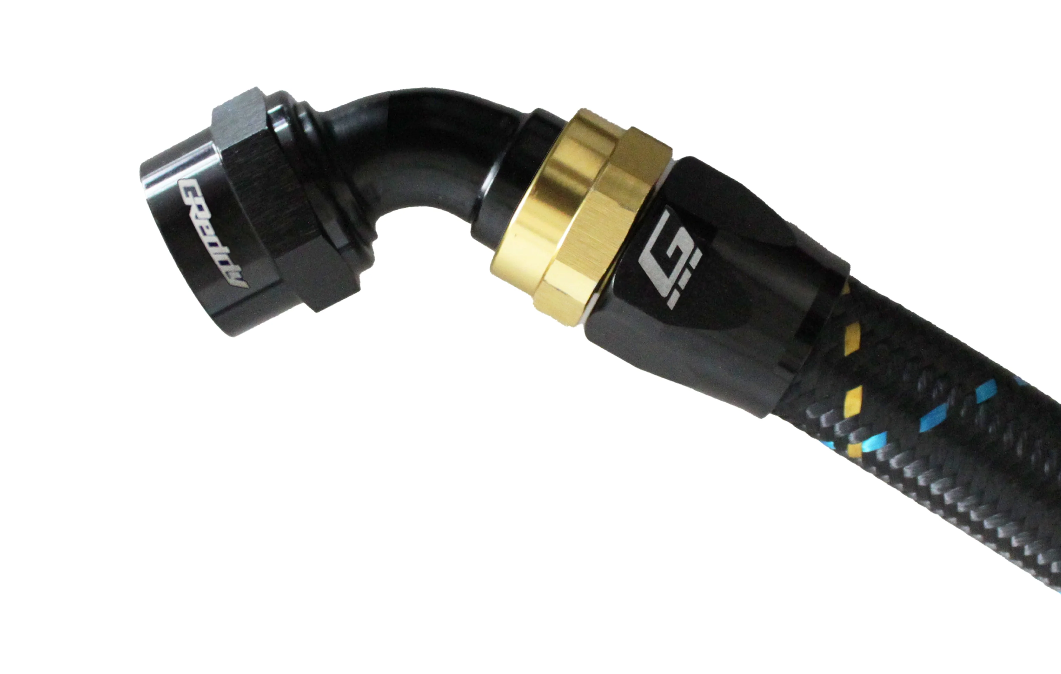 GReddy -12 AN Swivel Hose End - Black / Gold anodized - Image 13