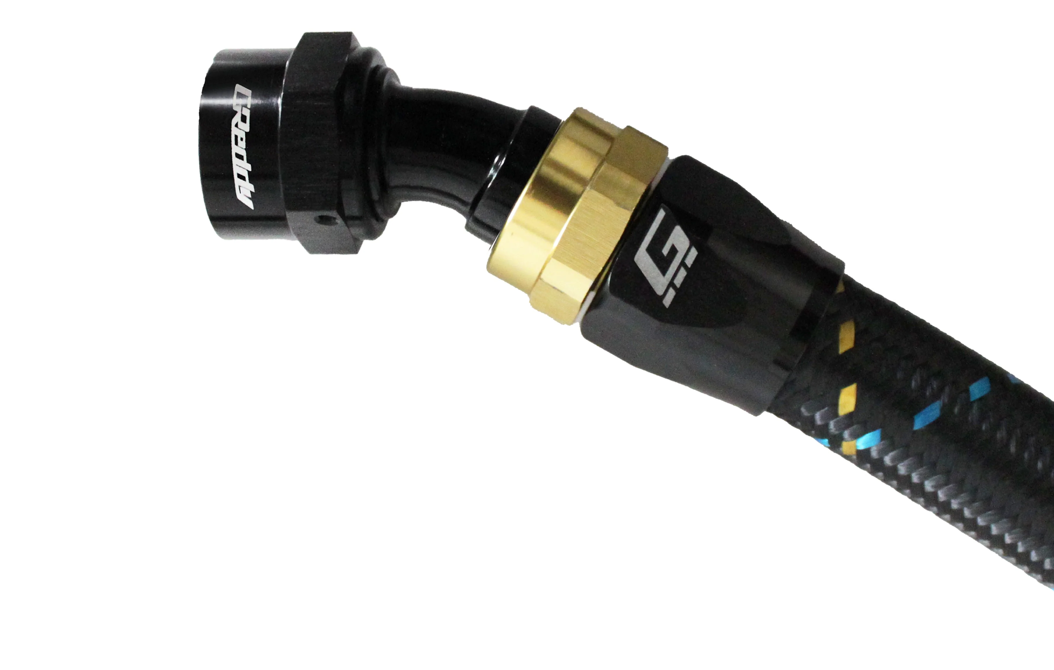 GReddy -16 AN Swivel Hose End - Black / Gold anodized - Image 14