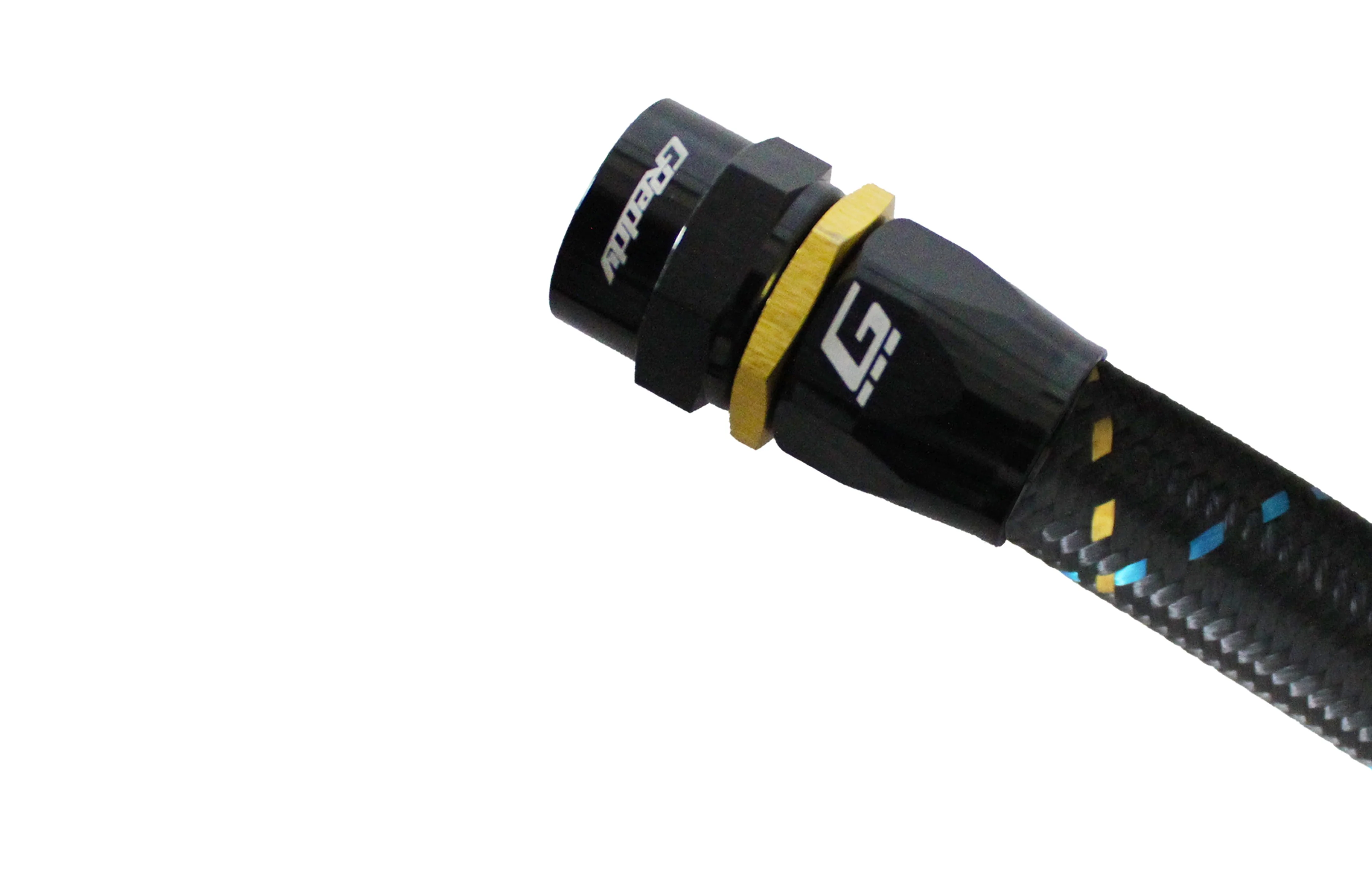GReddy -16 AN Swivel Hose End - Black / Gold anodized - Image 15