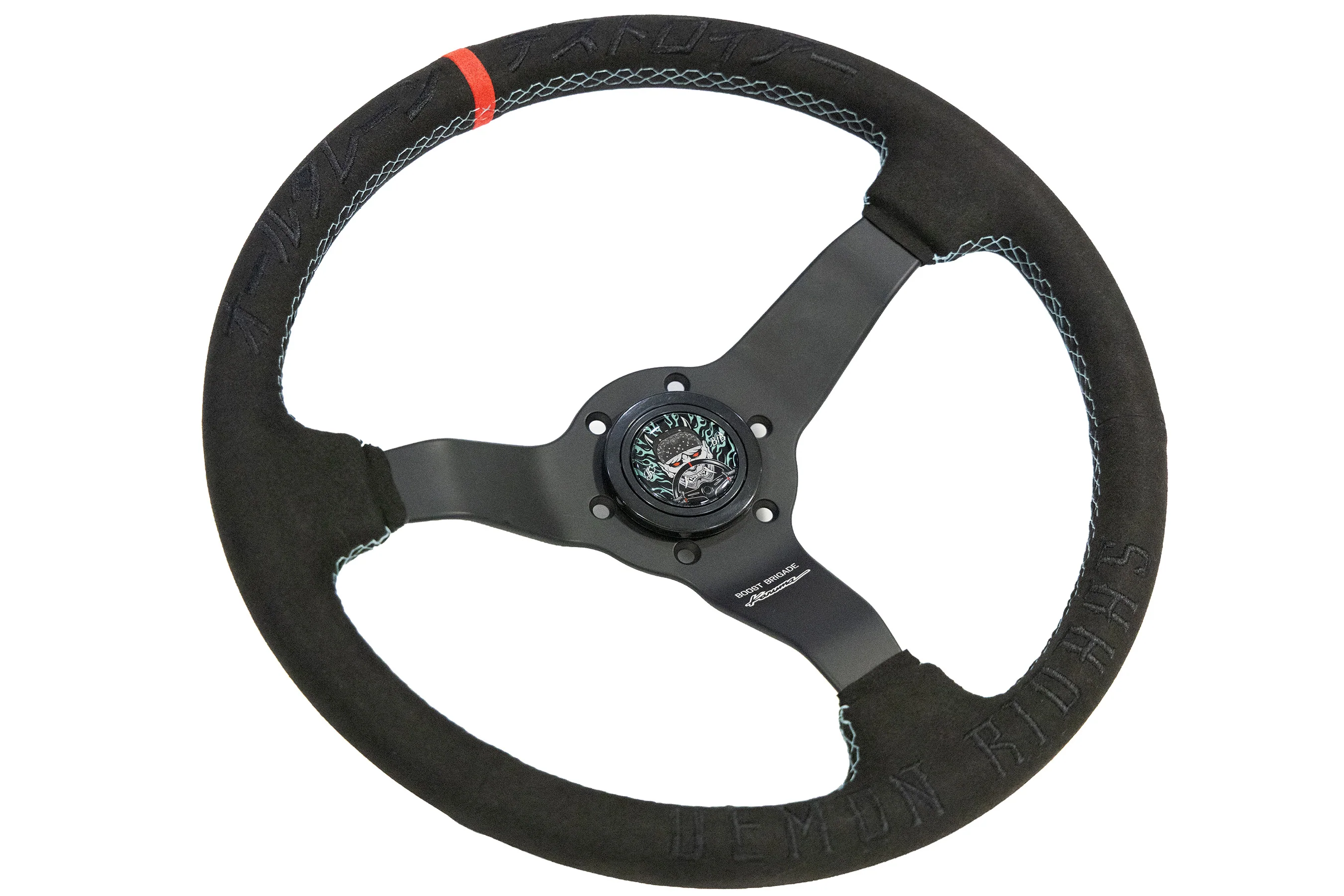 Boost Brigade x Karuma Demon Ridahs Steering Wheel - Limited Ed. 300pcs world-wide - Image 2