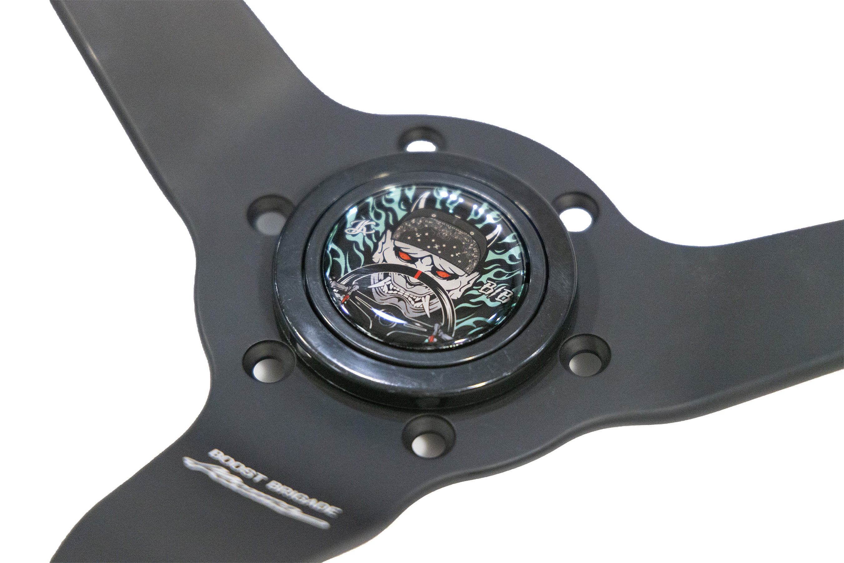 Boost Brigade x Karuma Demon Ridahs Steering Wheel - Limited Ed. 300pcs world-wide - Image 3