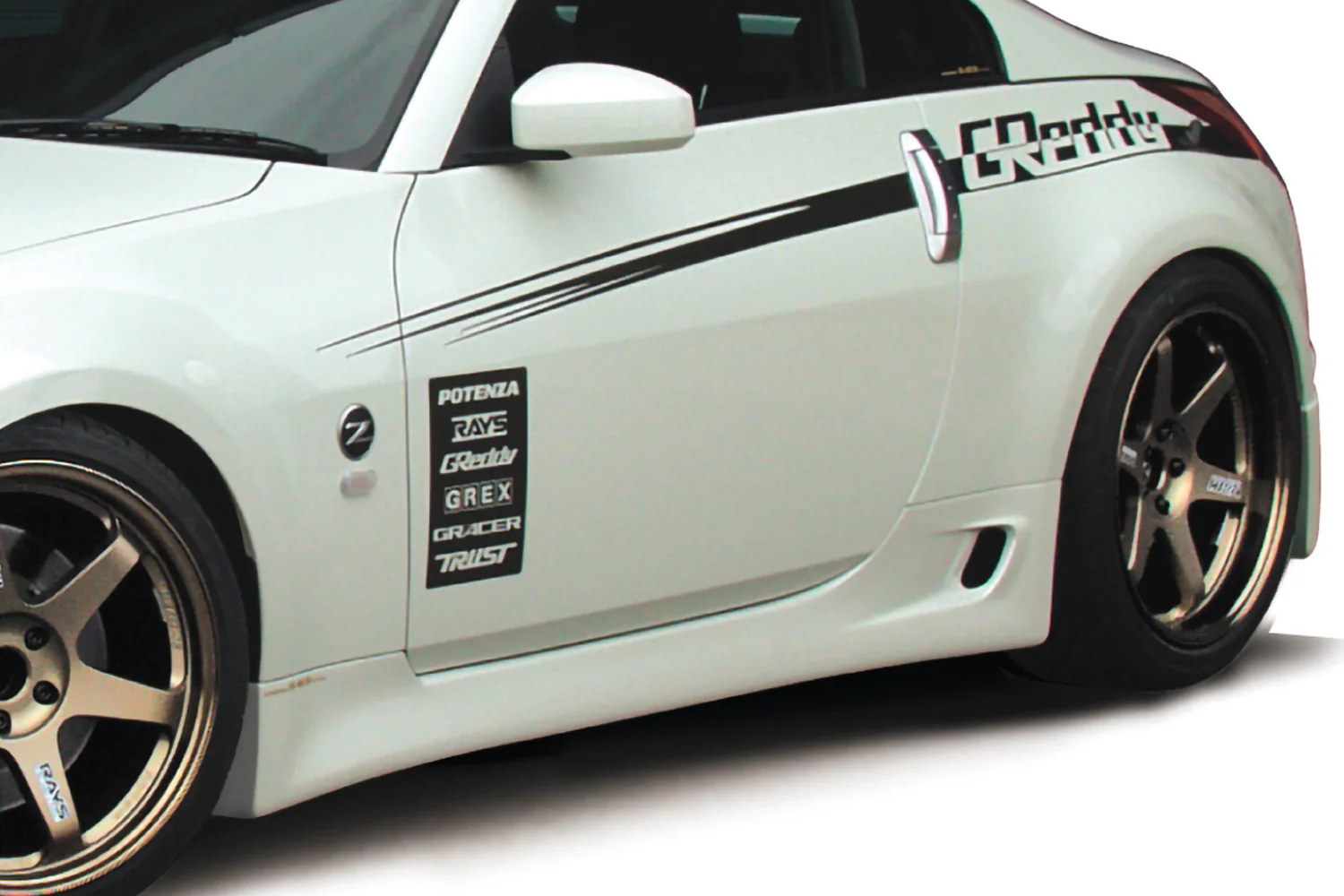 Nissan 350Z (Z33) GReddy GRacer Lip, Side Skirt, Rear Under - Image 4