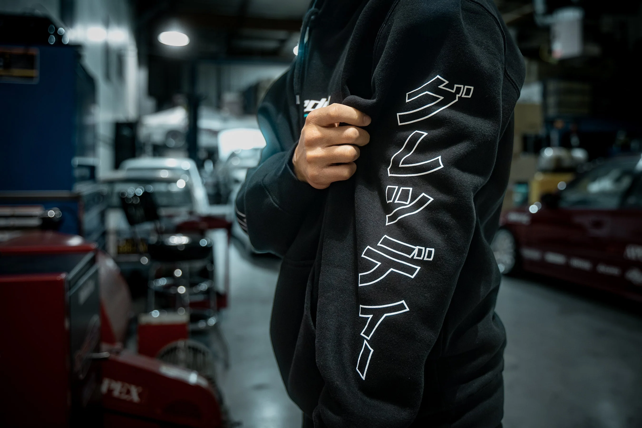 GReddy Understripe Pullover Hoodie - Black - Image 4