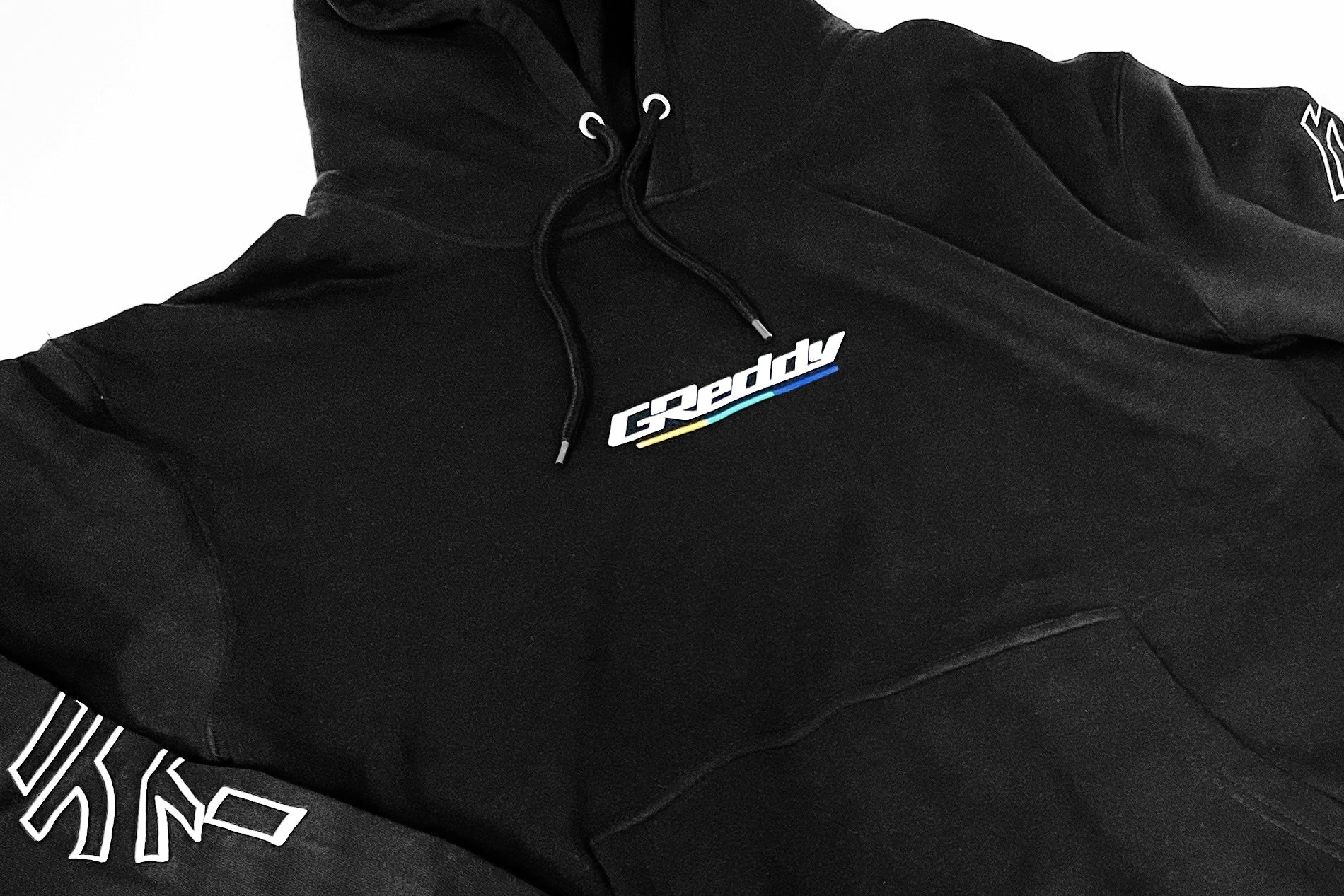 GReddy Understripe Pullover Hoodie - Black - Image 5