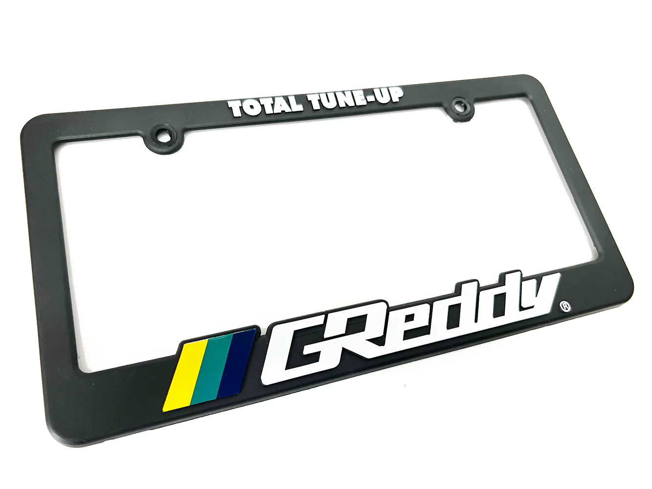 GReddy Total Tune Up License Plate Frame - "Black-out" or "Color" - Image 3
