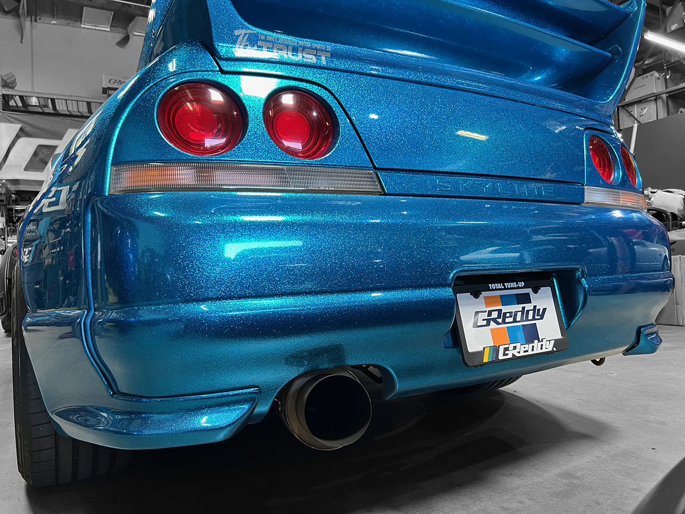 GReddy Total Tune Up License Plate Frame - "Black-out" or "Color" - Image 4
