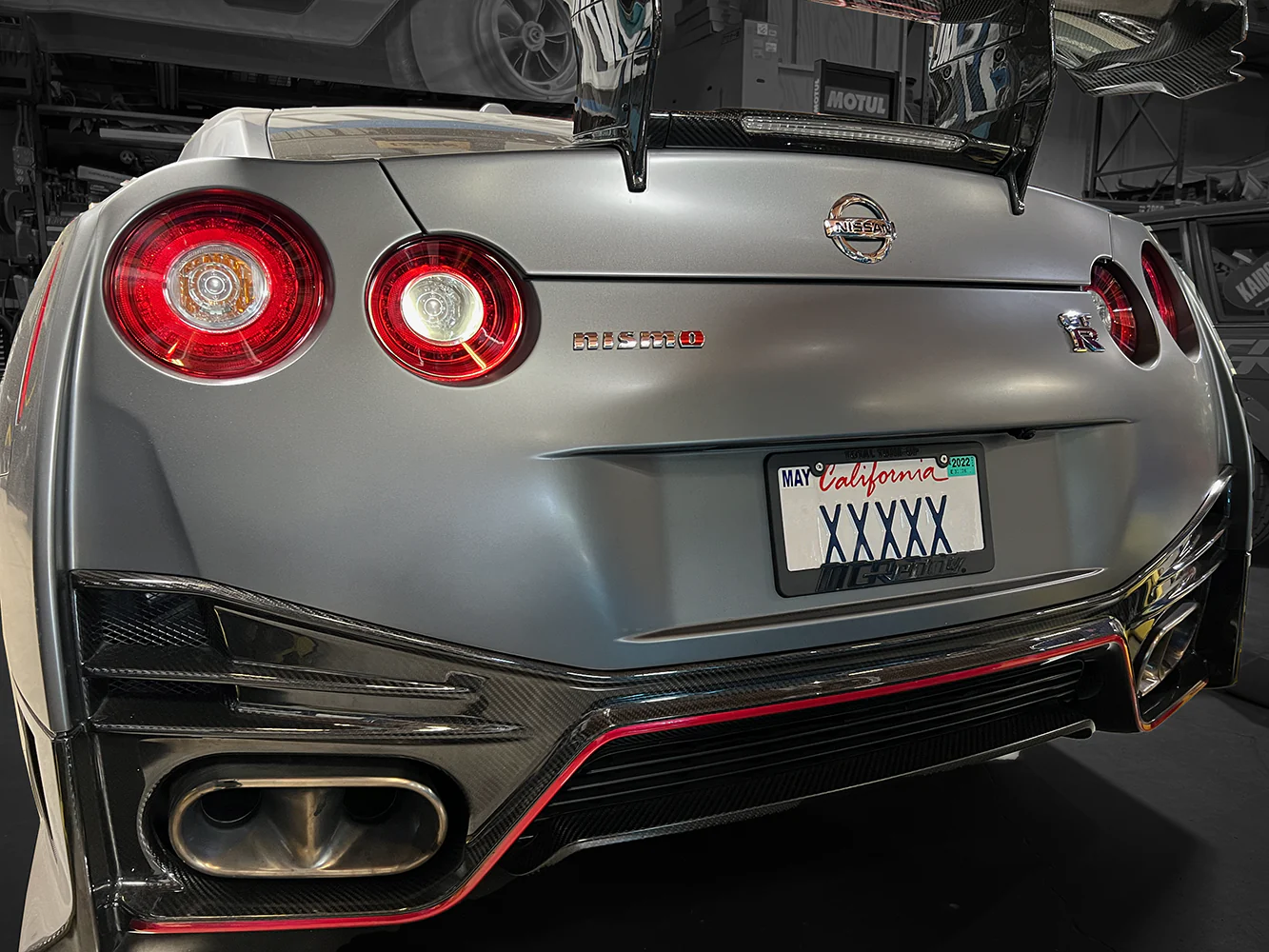 GReddy Total Tune Up License Plate Frame - "Black-out" or "Color" - Image 5