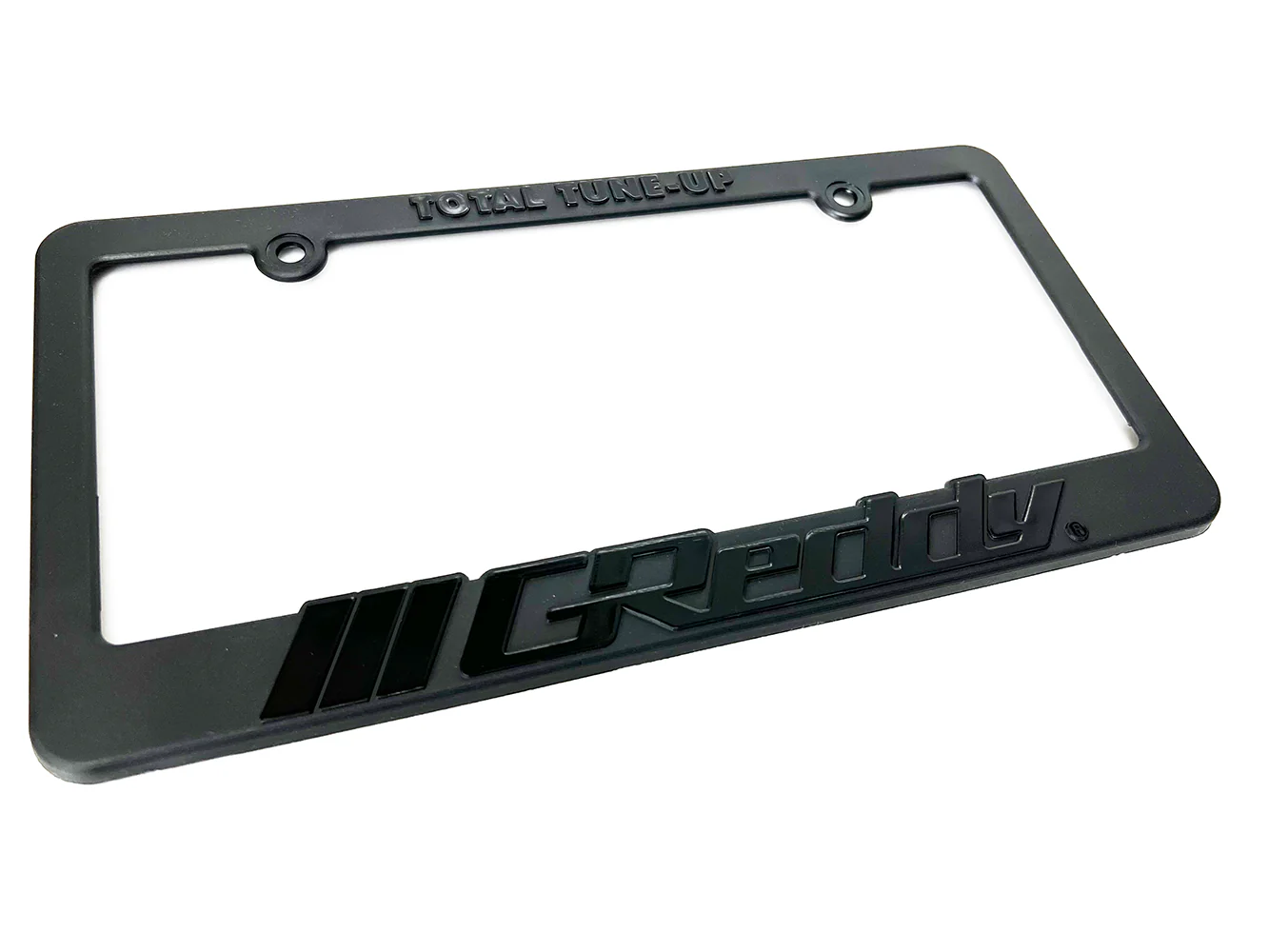 GReddy Total Tune Up License Plate Frame - "Black-out" or "Color" - Image 6