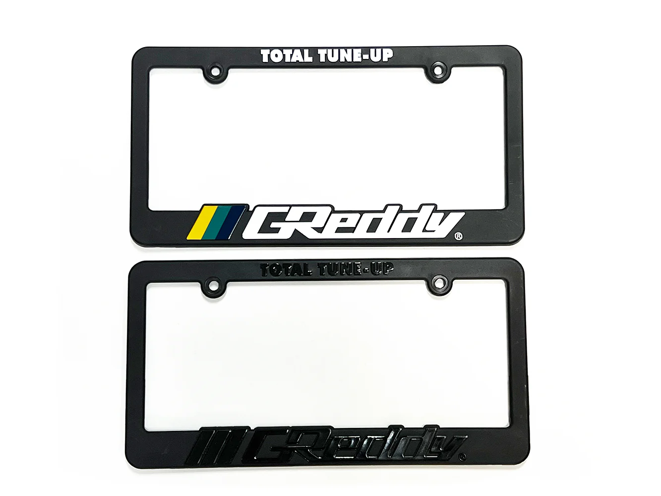 GReddy Total Tune Up License Plate Frame - "Black-out" or "Color" - Image 8