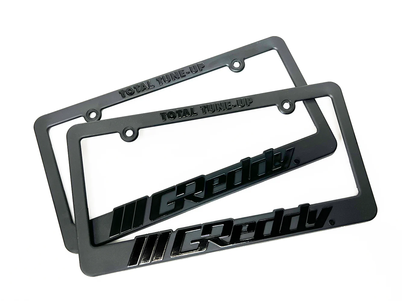 GReddy Total Tune Up License Plate Frame - "Black-out" or "Color" - Image 9