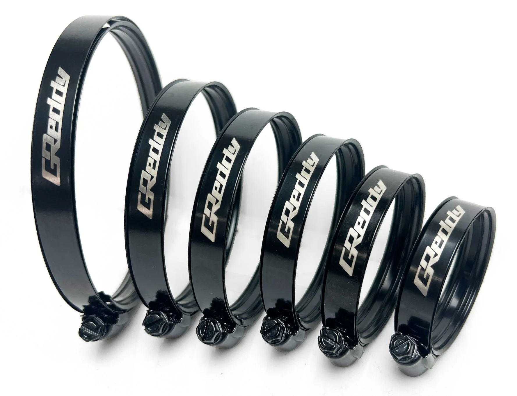 BLACK 48-65MM GREDDY DUAL-BEAD BOOST CLAMPS - (22400065) - Image 2