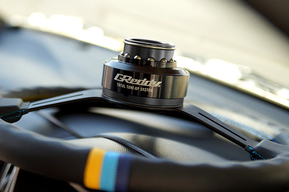 BLACK GREDDY RAPFIX II STEERING WHEEL QUICK RELEASE HUB - (70723802) - Image 5