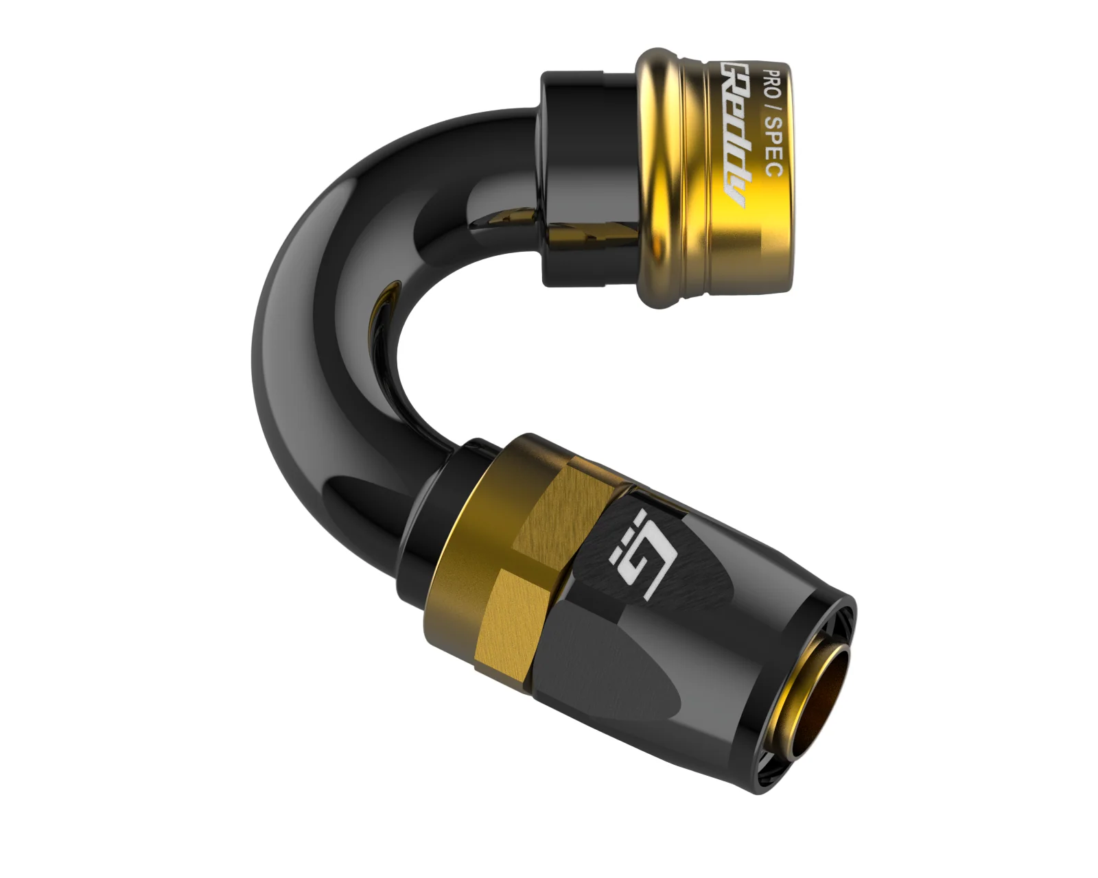 GReddy PRO/SPEC -06 Quick-Release Swivel Hose End - Black / Gold anodized - Image 8