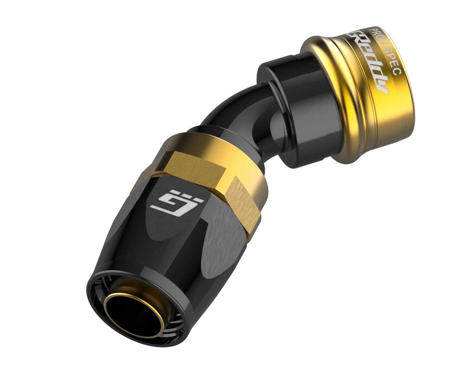 GReddy PRO/SPEC -06 Quick-Release Swivel Hose End - Black / Gold anodized - Image 4