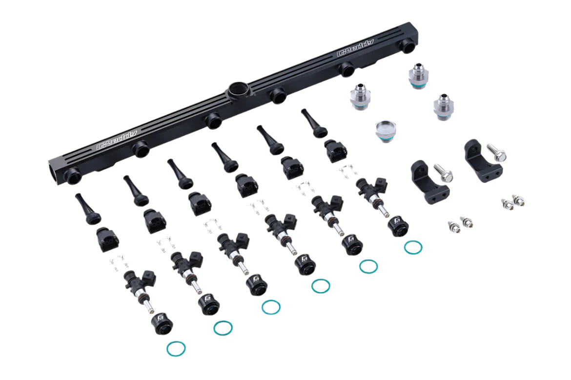 GREDDY FUEL DELIVERY KIT 2JZ-VVTi & non-VVTi (OEM MANIFOLD) BLACK - (13913320 13913321 13913322)
