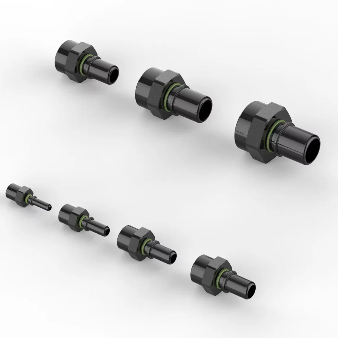 GREDDY PRO/SPEC TO FEMALE AN ADAPTER(s) - BLACK - (12870603 12870803 12871003 12871203 12871603) - Image 2