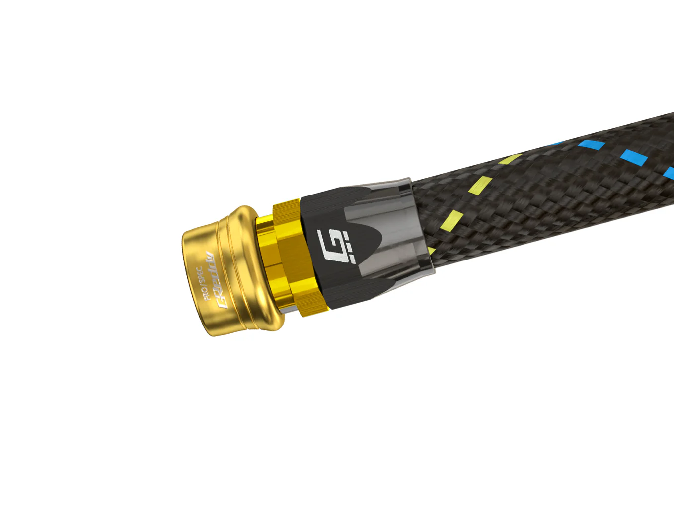 GREDDY PRO/SPEC STRAIGHT QUICK-RELEASE HOSE END(s) - BLACK/GOLD - (12860400 12860600 12860800 12861000 12861200 12861600 12862000)