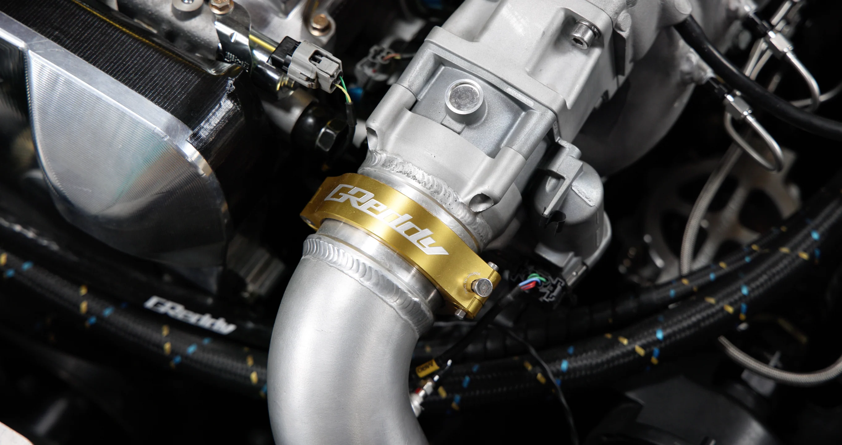 GReddy Boost Tube Clamp Set(s) - Aluminum/Gold - new sizes coming soon! - Image 2