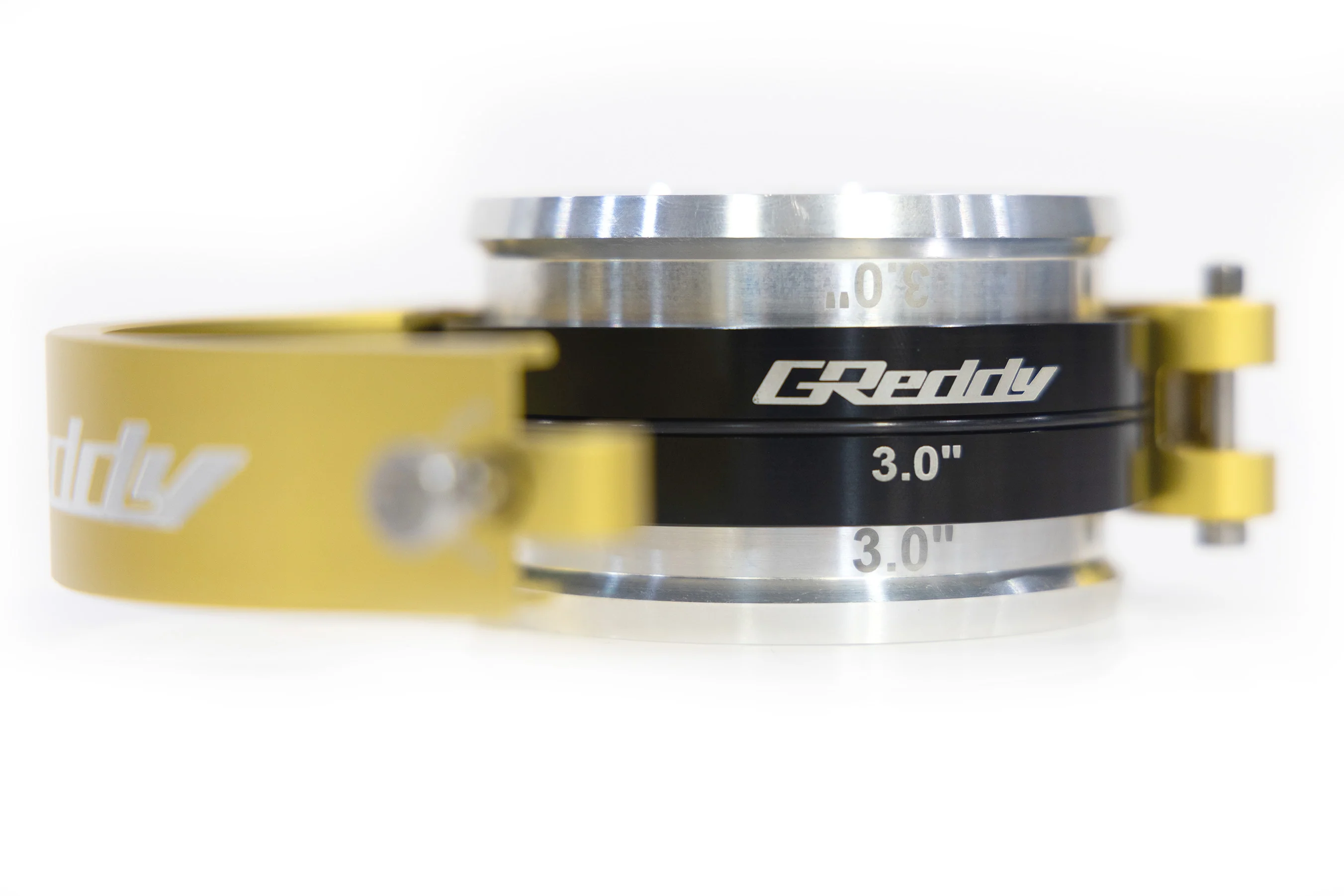 GReddy Boost Tube Clamp Set(s) - Aluminum/Gold - new sizes coming soon! - Image 5
