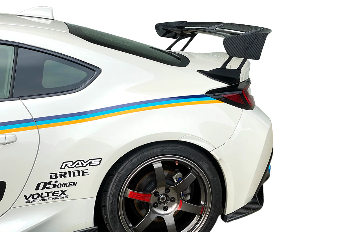 GREDDY X VOLTEX AERO KIT GR86/BRZ (ZN8/ZD8) CARBON REAR WING TYPE 3B SIDE MOUNT - (17510243) - Image 2