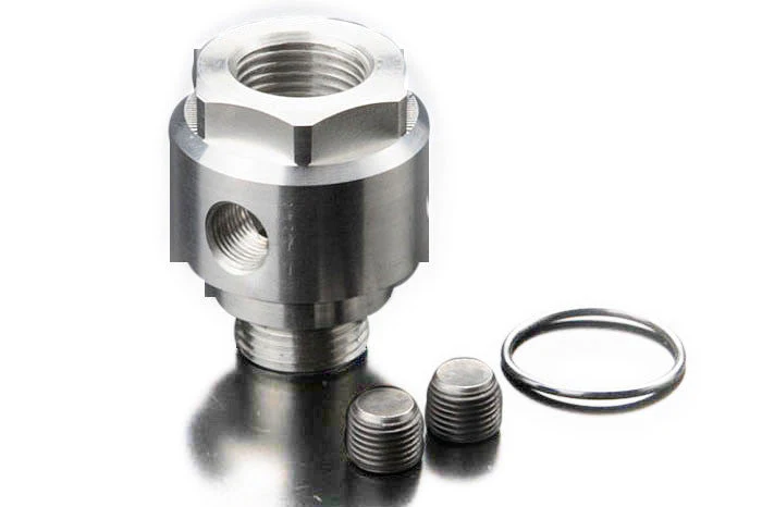 Oil Cooler Block Sensor Adapter(s) - GReddy M18xP1.5 O-ring - Image 2