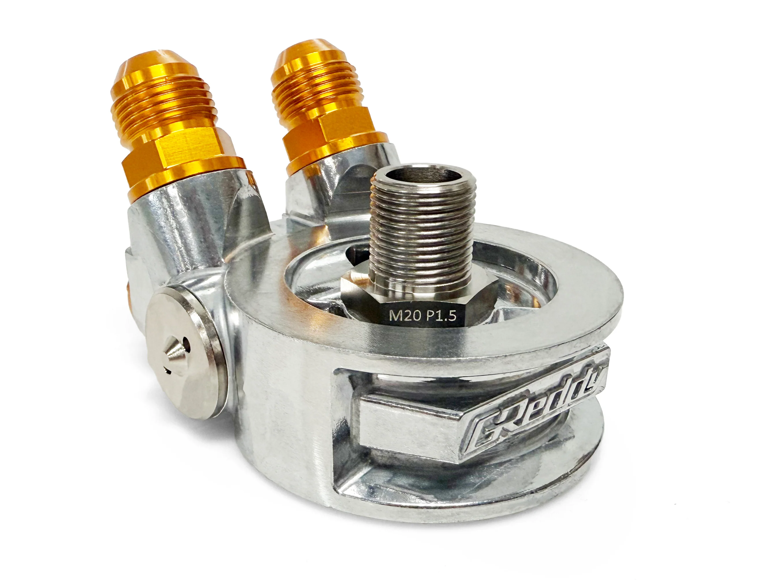 OIL COOLER STD BLOCK, ENG: M20x1.5, FILTER: M20xP1.5, 10AN - (12401190) NEW! - Image 2