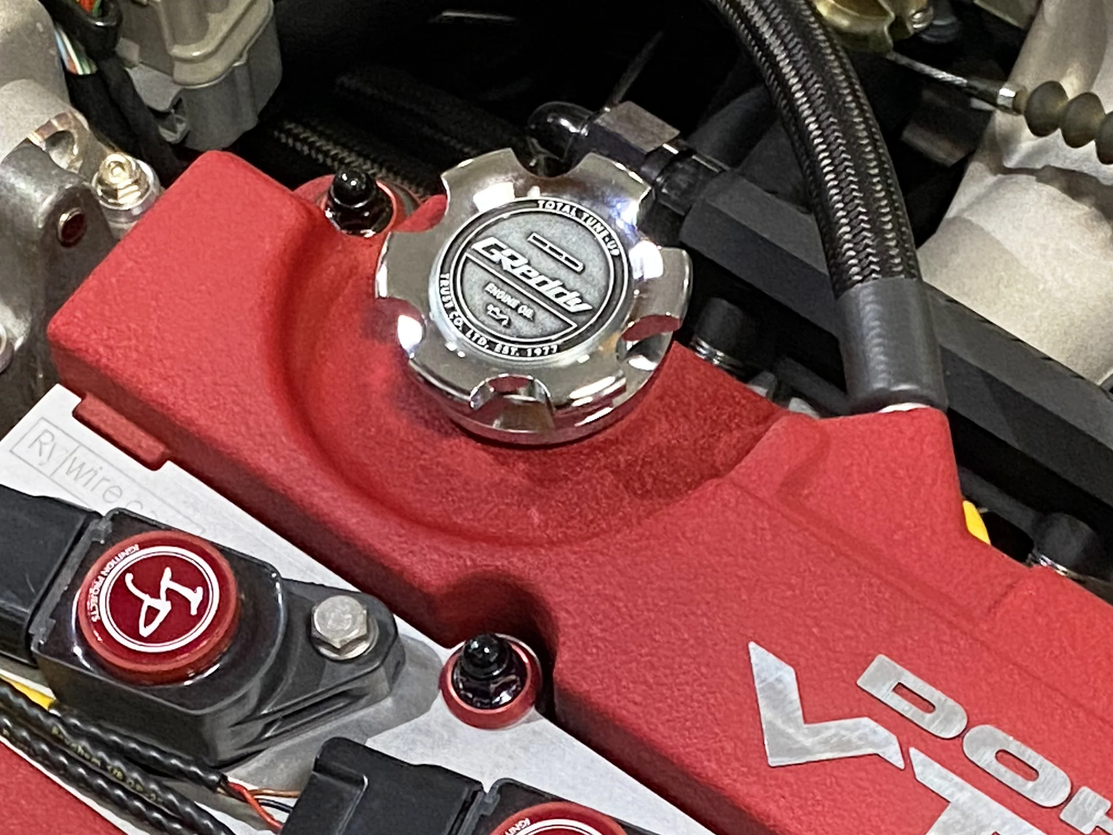 OIL FILLER CAP B-TYPE, 02 NIS/HON - CHROME - (13901522) - Image 2