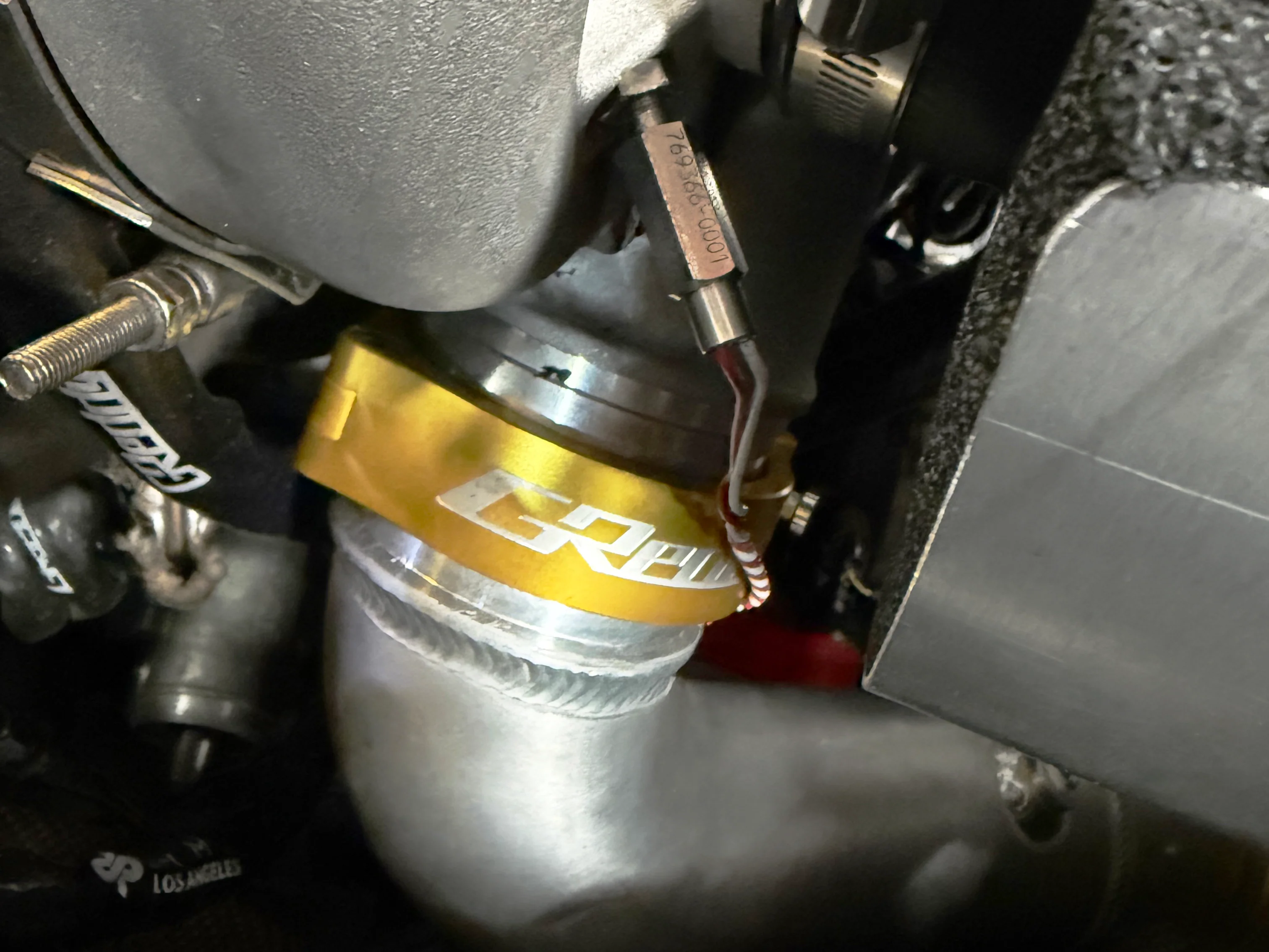 GREDDY 50mm BOOST TUBE CLAMP WITH WELD-ON RINGS (GOLD) - (22420200) - Image 8