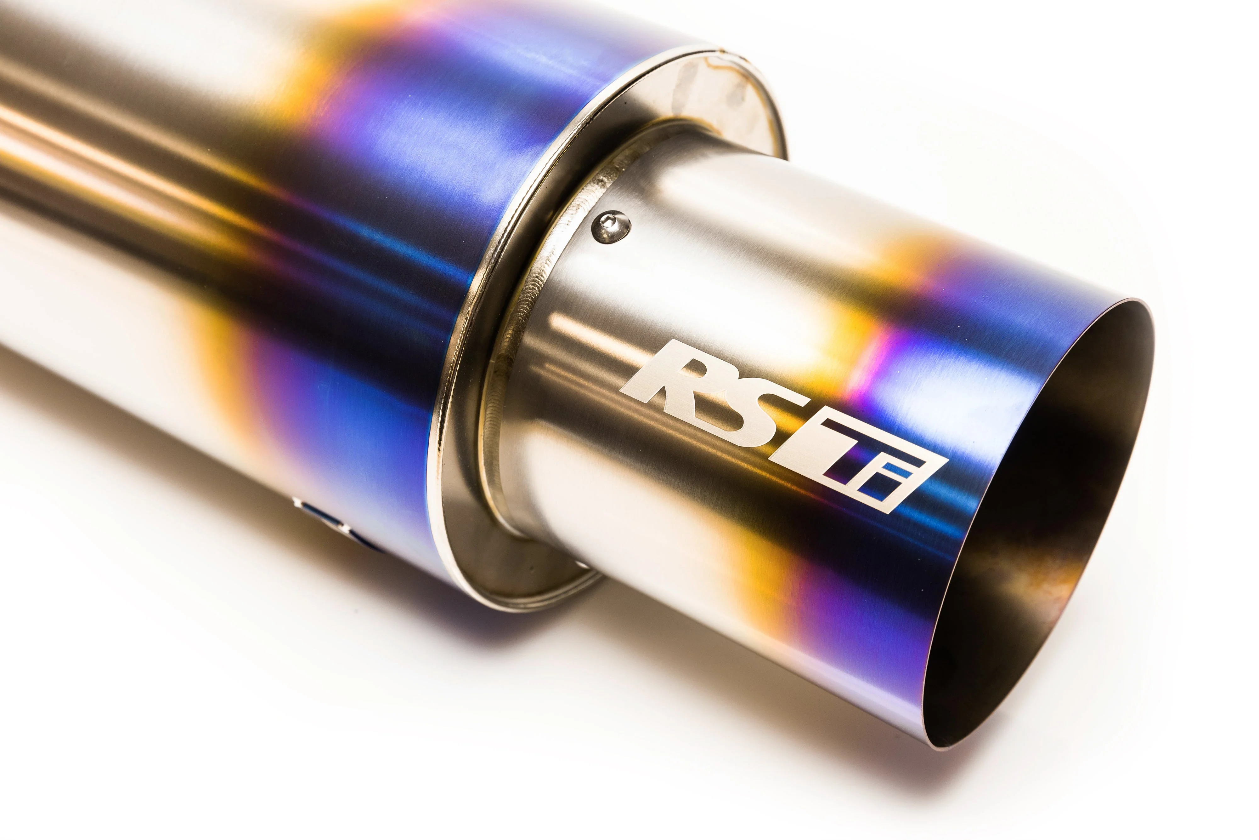 RS-TI UNIVERSAL ROUND MUFFLER 3.0"- 115MM TIP - (11002530) - Image 2