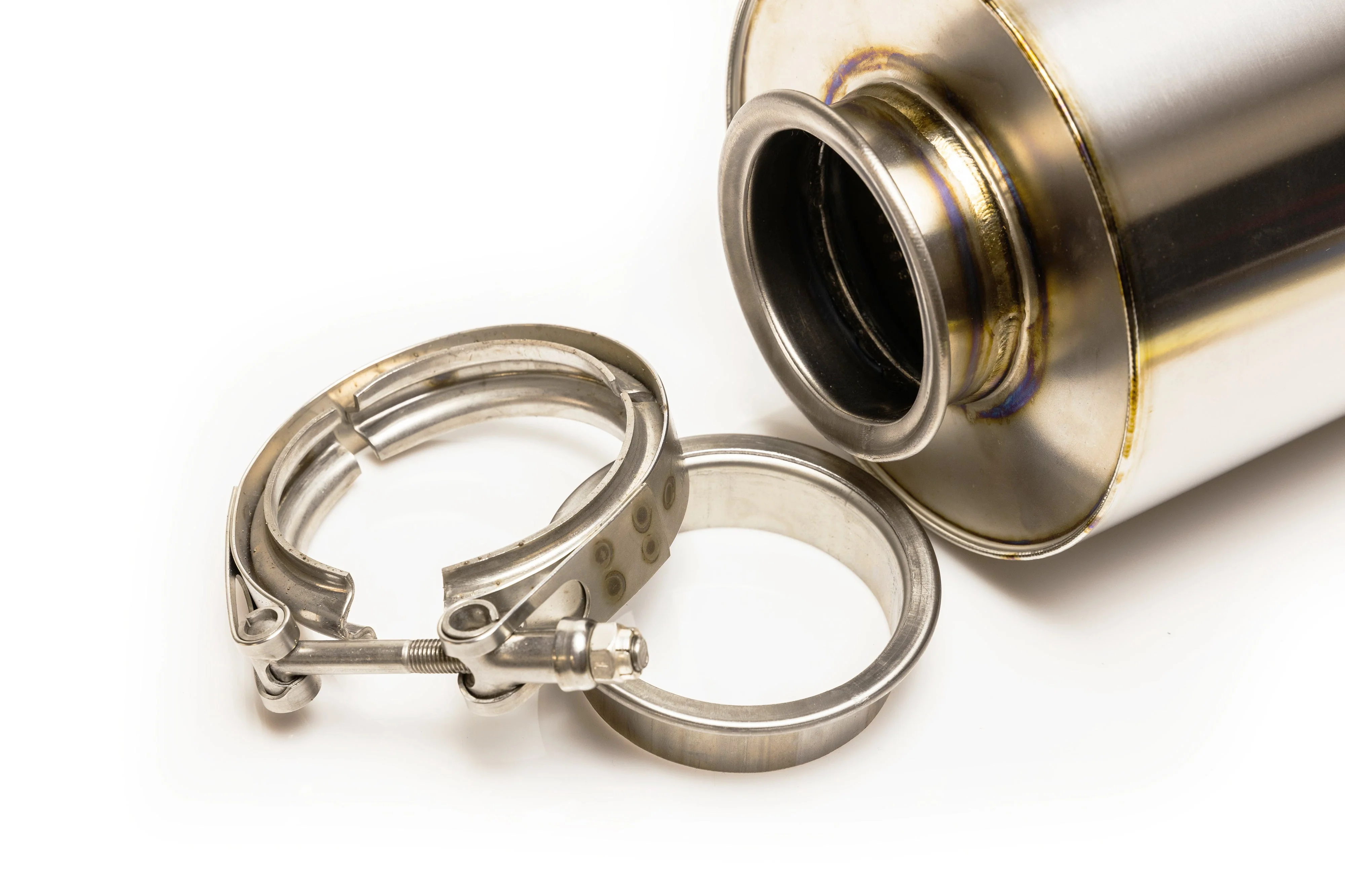 RS-TI UNIVERSAL ROUND MUFFLER 3.0"- 115MM TIP - (11002530) - Image 4